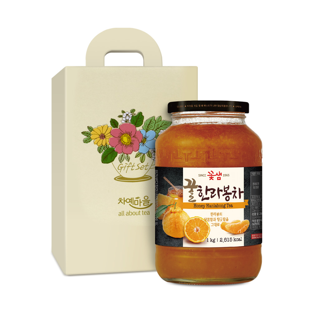 차예마을 한라봉차 꿀 과일 청 선물세트
